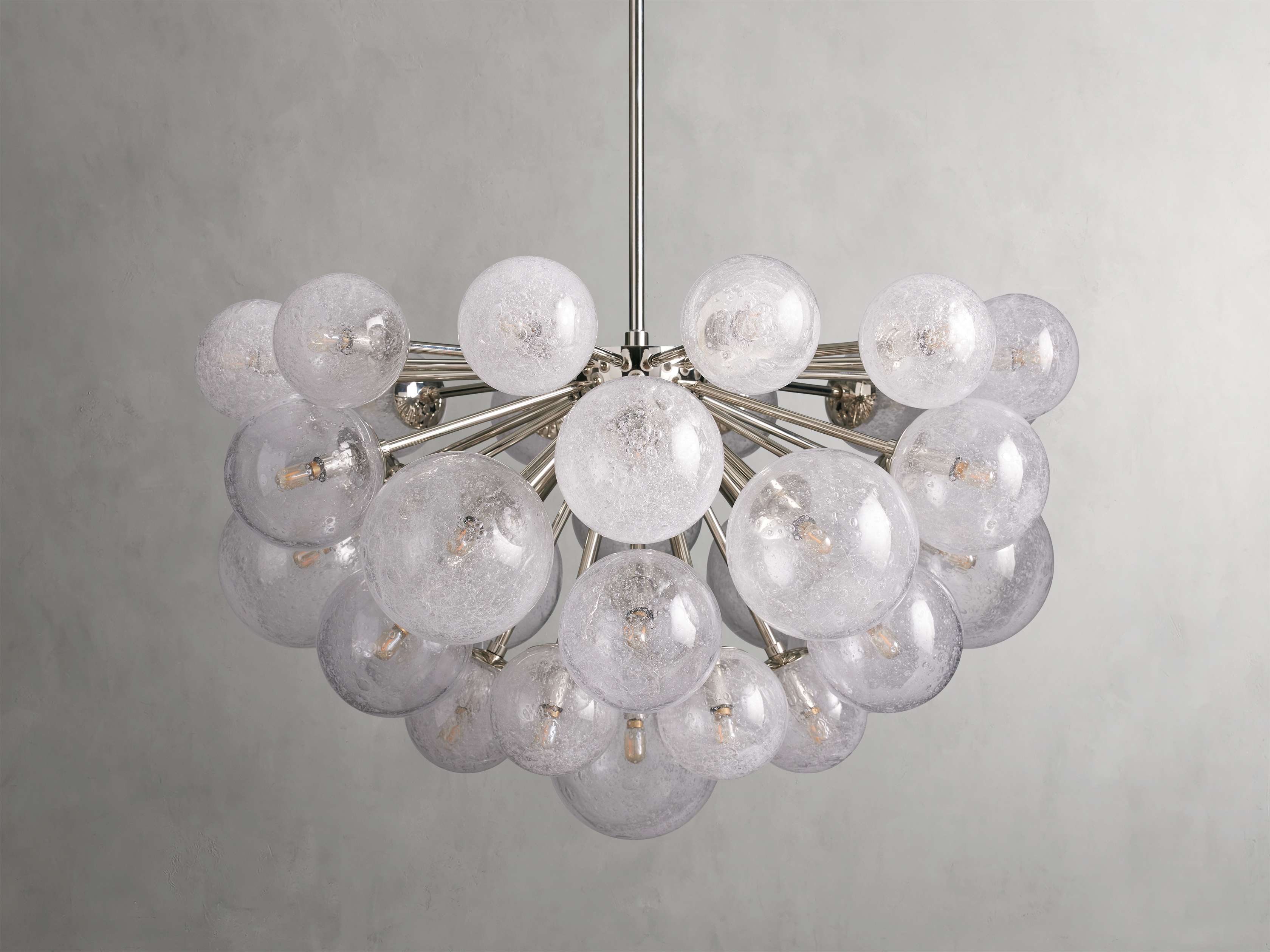 Mandoza Bubble Glass Round Chandelier - Image 27