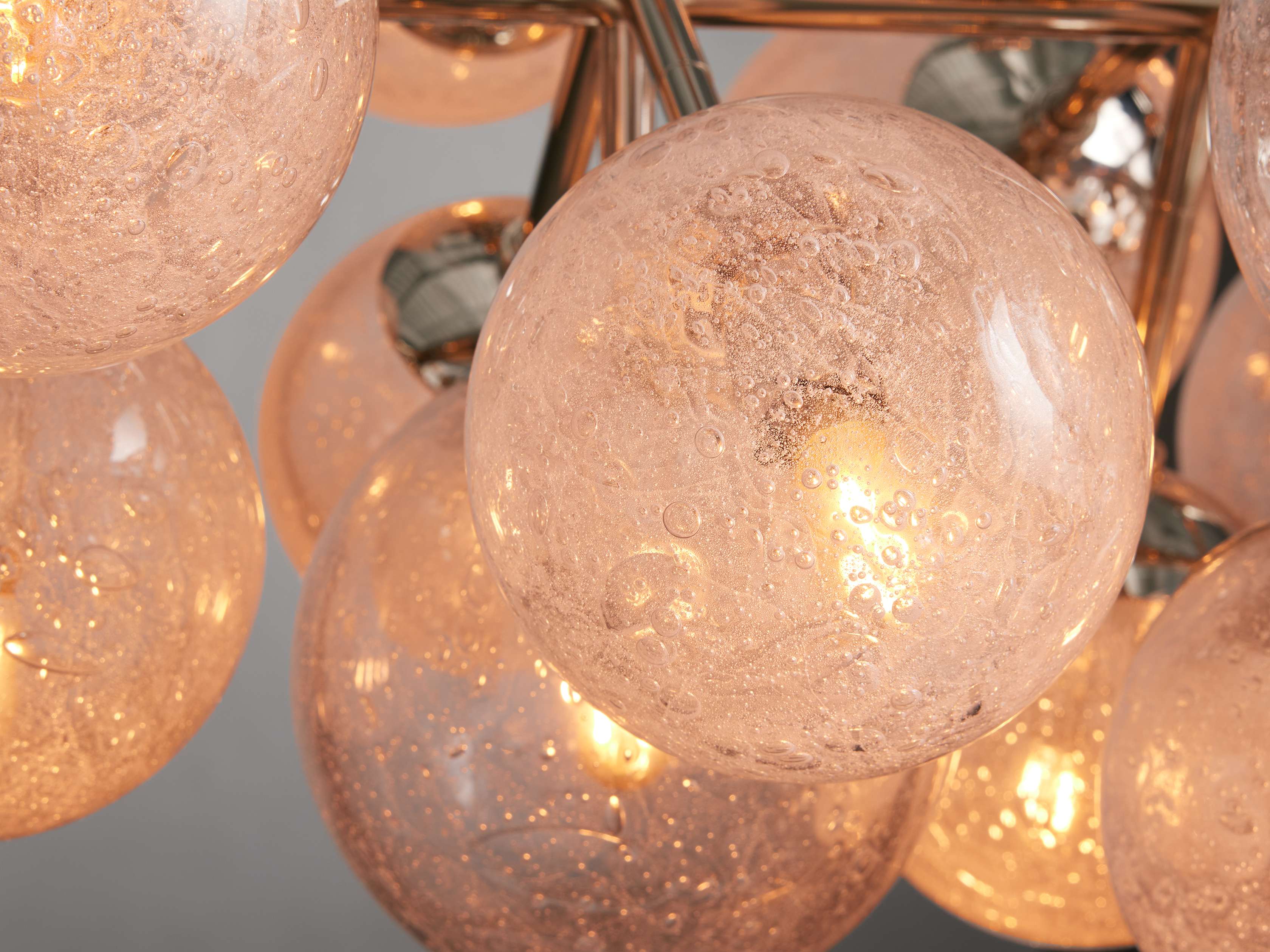 Mandoza Bubble Glass Linear Chandelier - Image 13