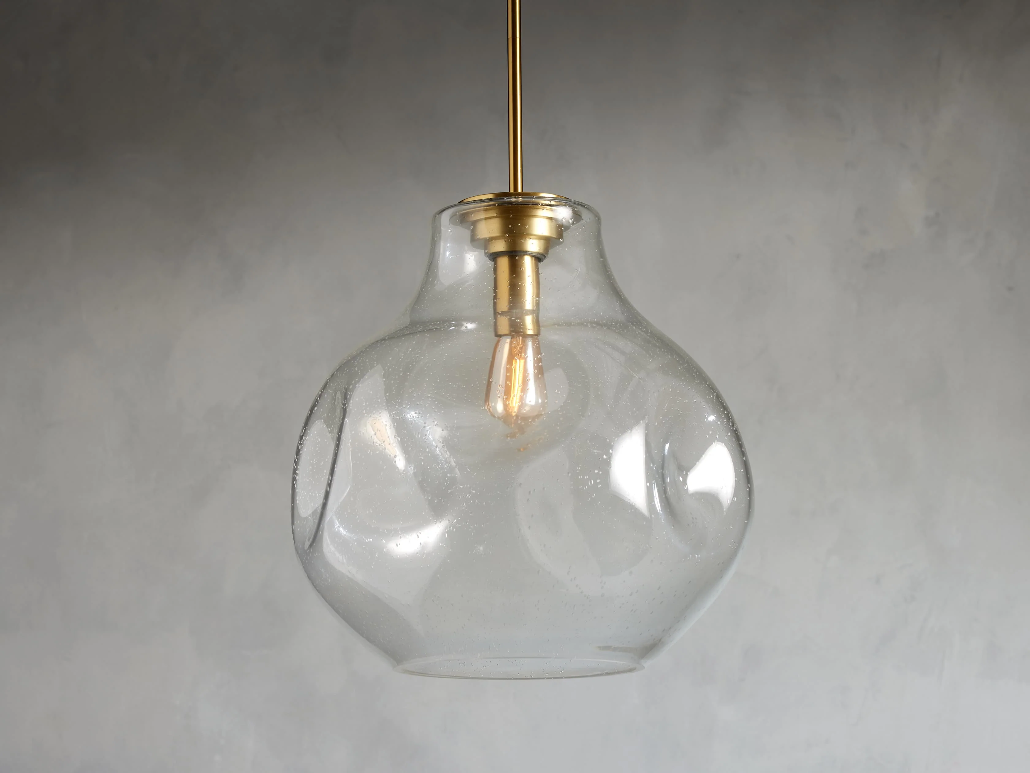Organic Pebble Glass Pendant Light - Image 25