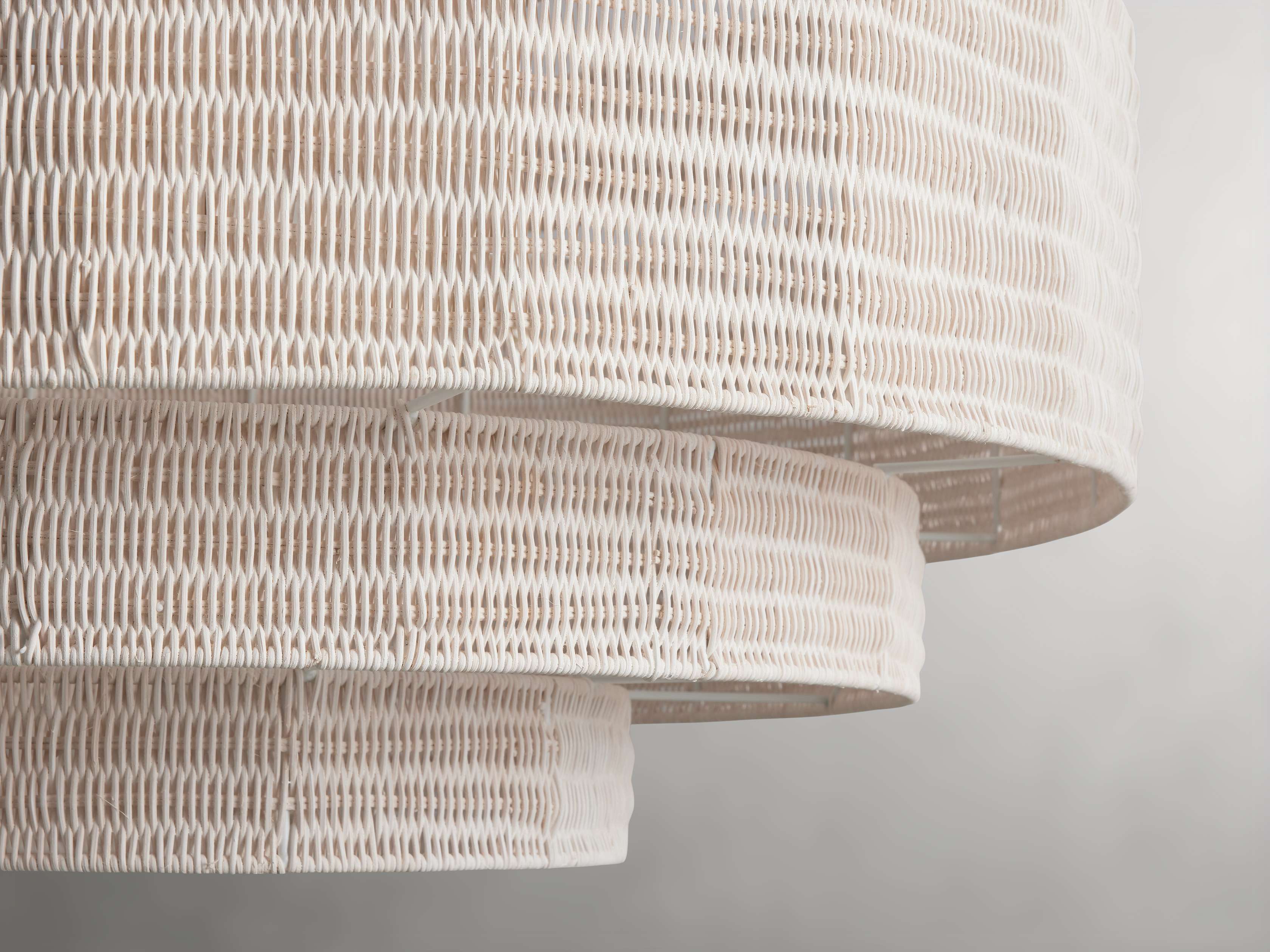 Paloma Handcrafted Rattan Tiered Chandelier - Image 23