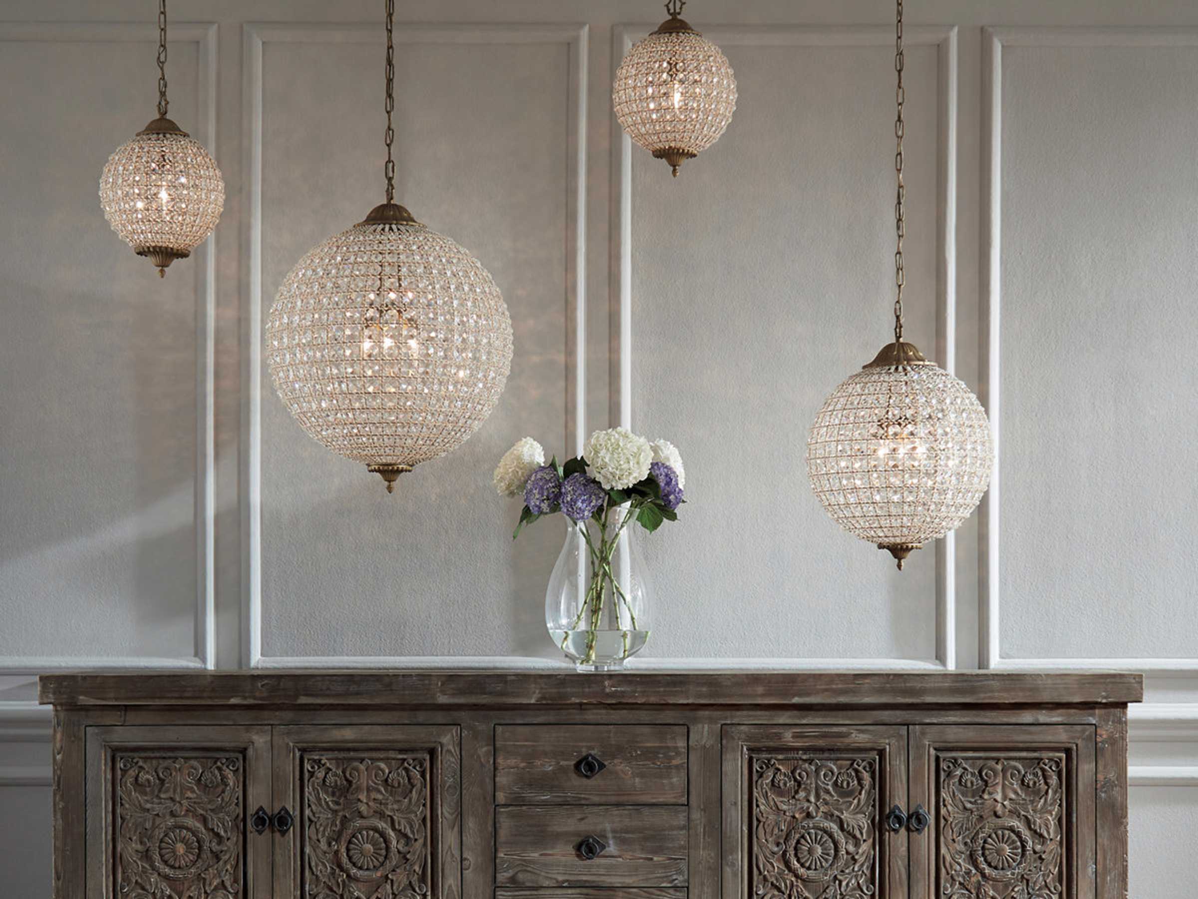 Poppy Luxury Crystal Sphere Chandelier - Image 10