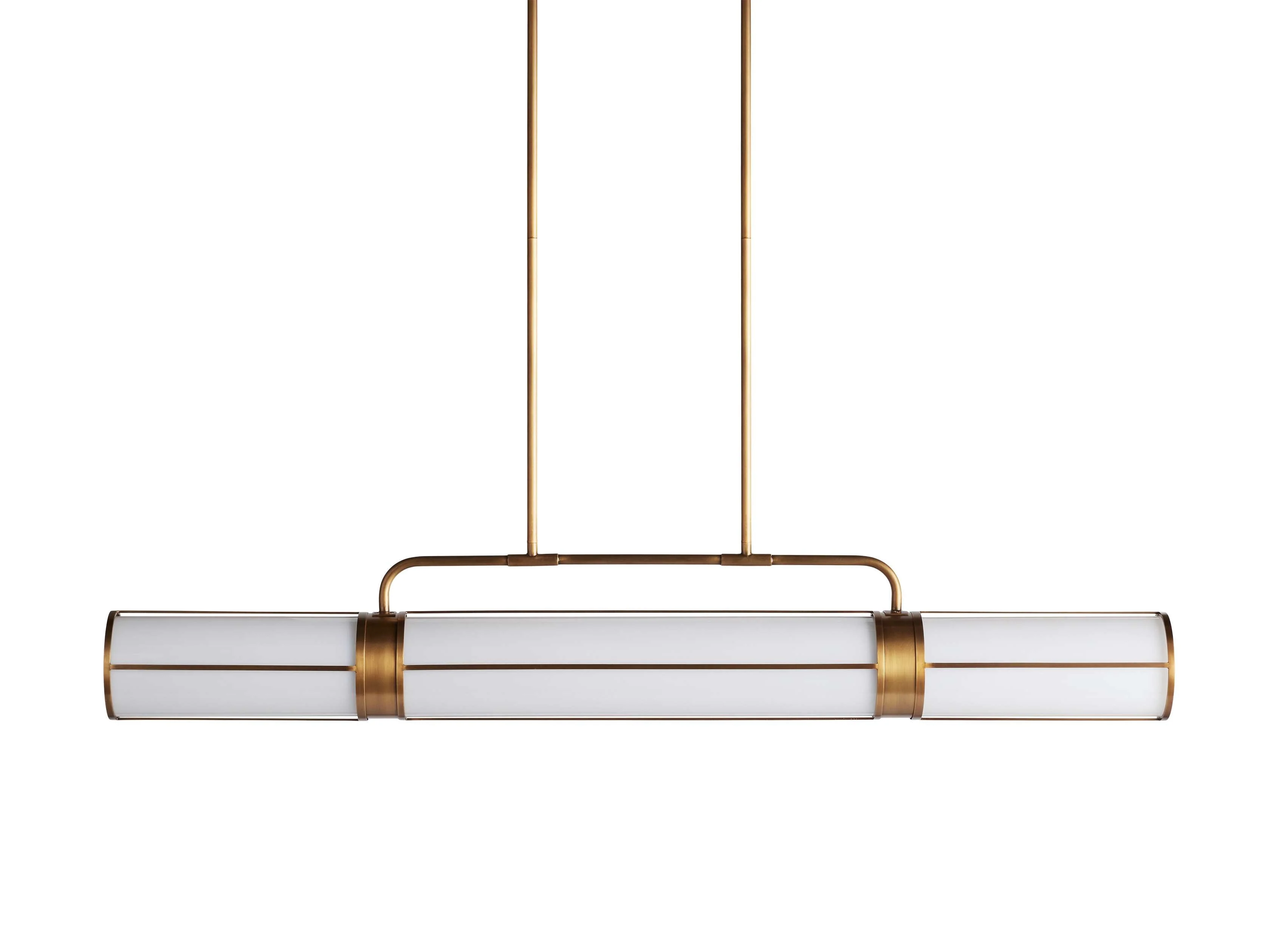 Remming Sculpted Glass Linear Chandelier - Image 15