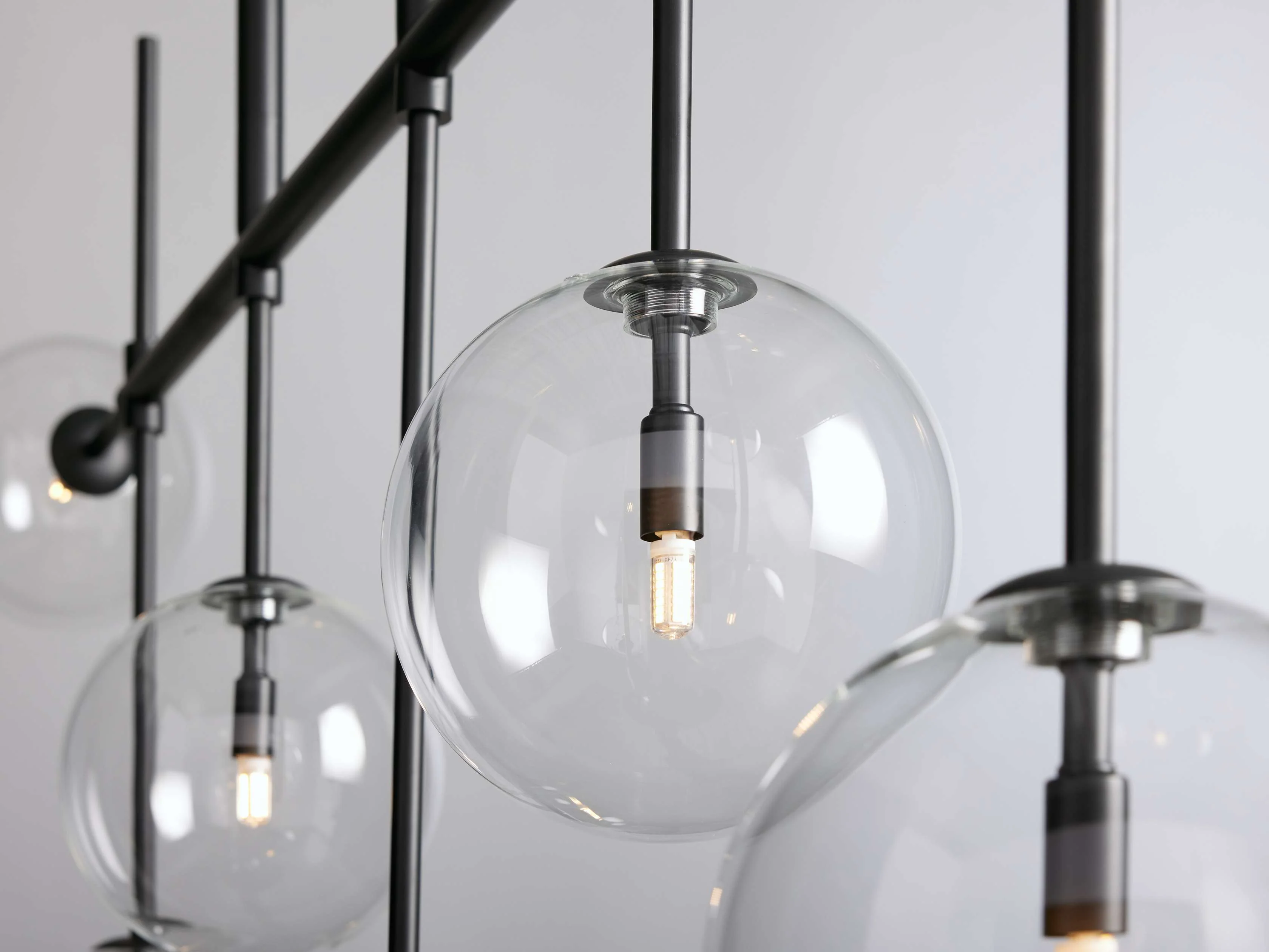 Roscoe Handblown Globe Linear Chandelier - Image 18