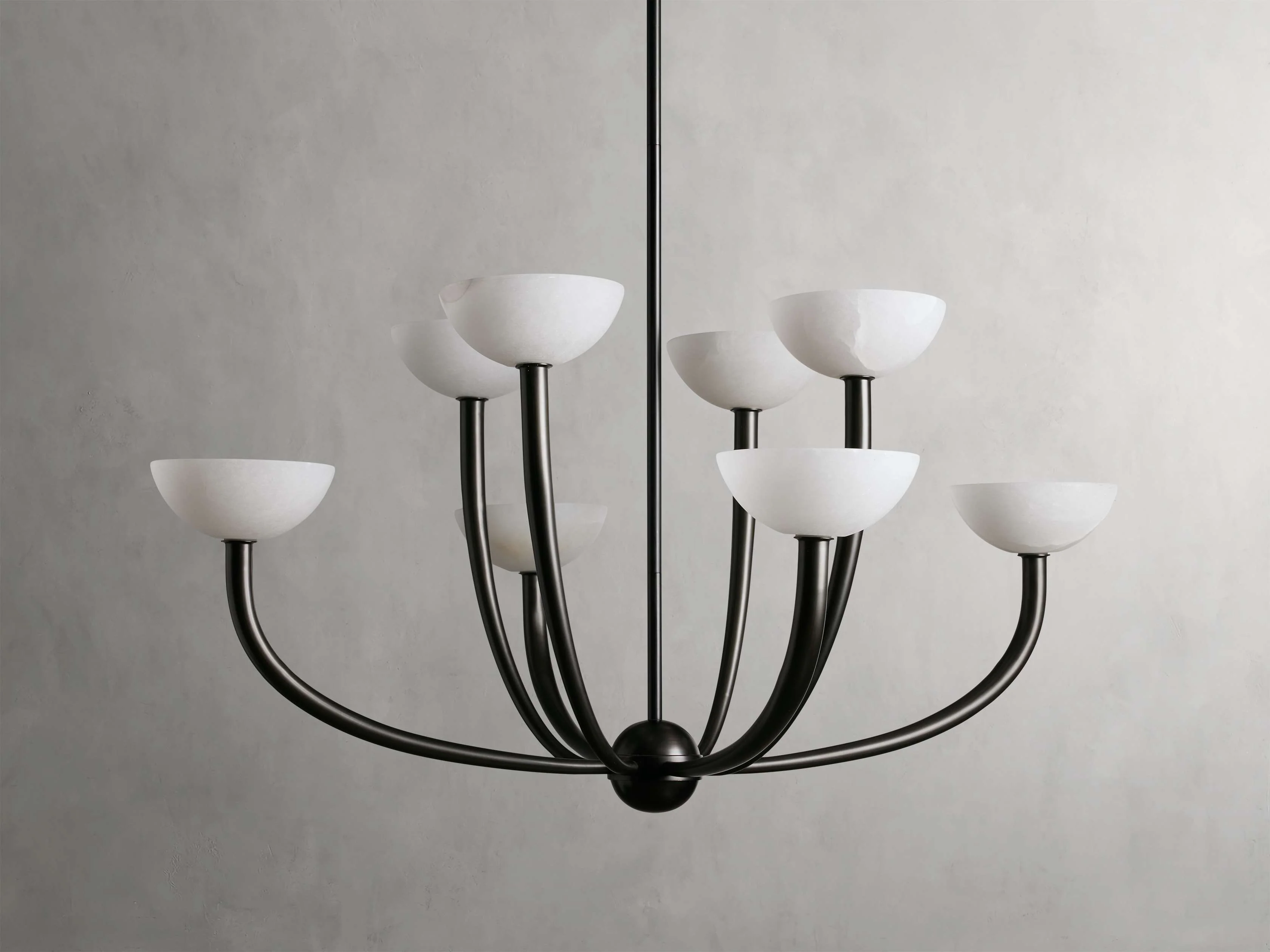 Saguaro Alabaster Patina Round Chandelier - Image 17