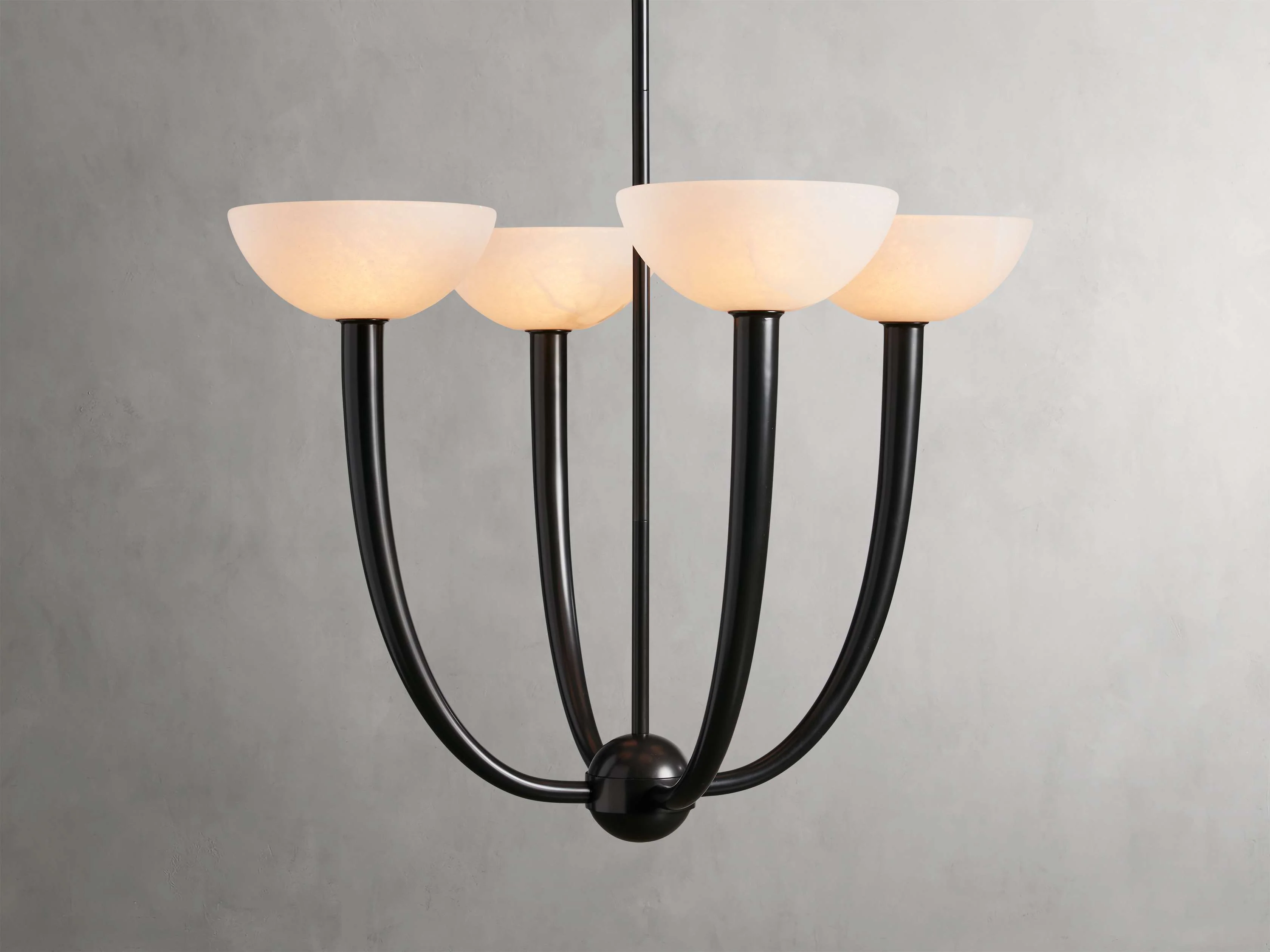 Saguaro Alabaster Patina Round Chandelier - Image 6