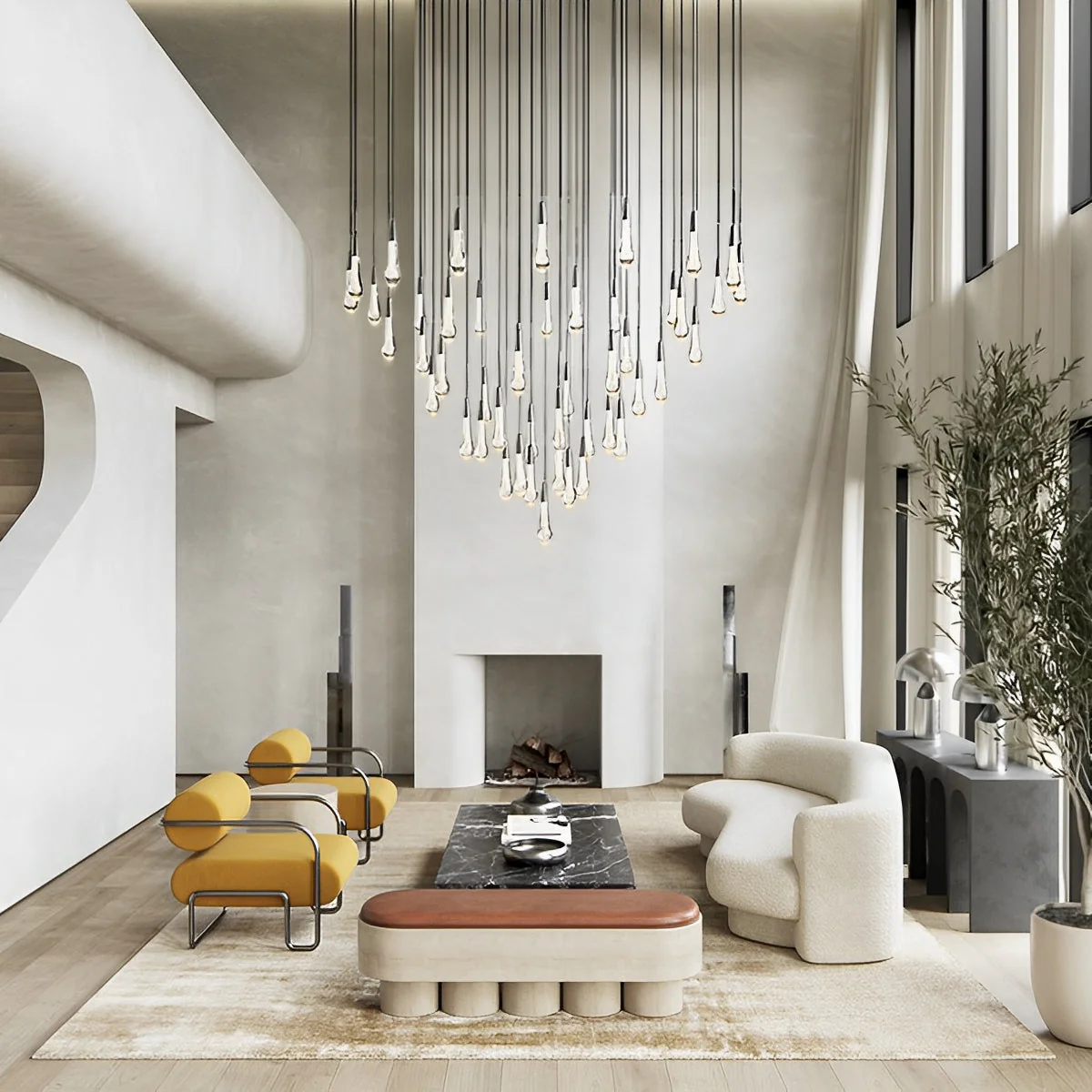 Soltaire Raindrop Crystal Round Chandelier - Image 76