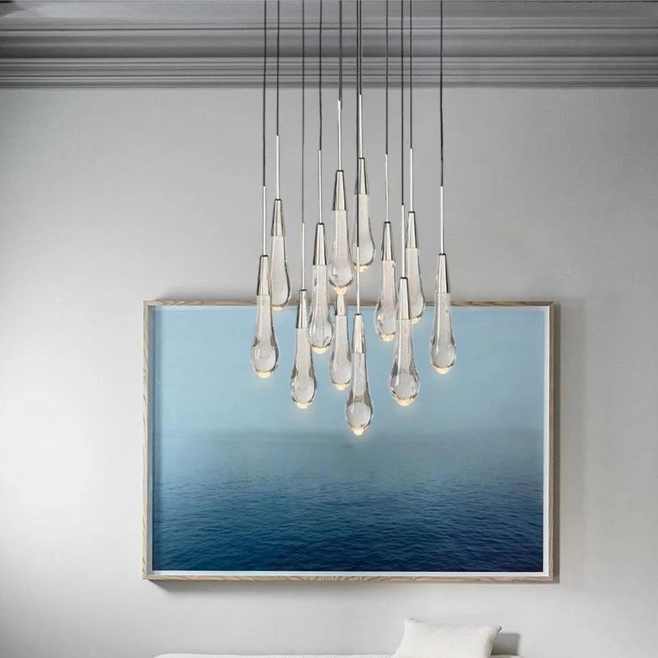 Soltaire Raindrop Crystal Round Chandelier - Image 86
