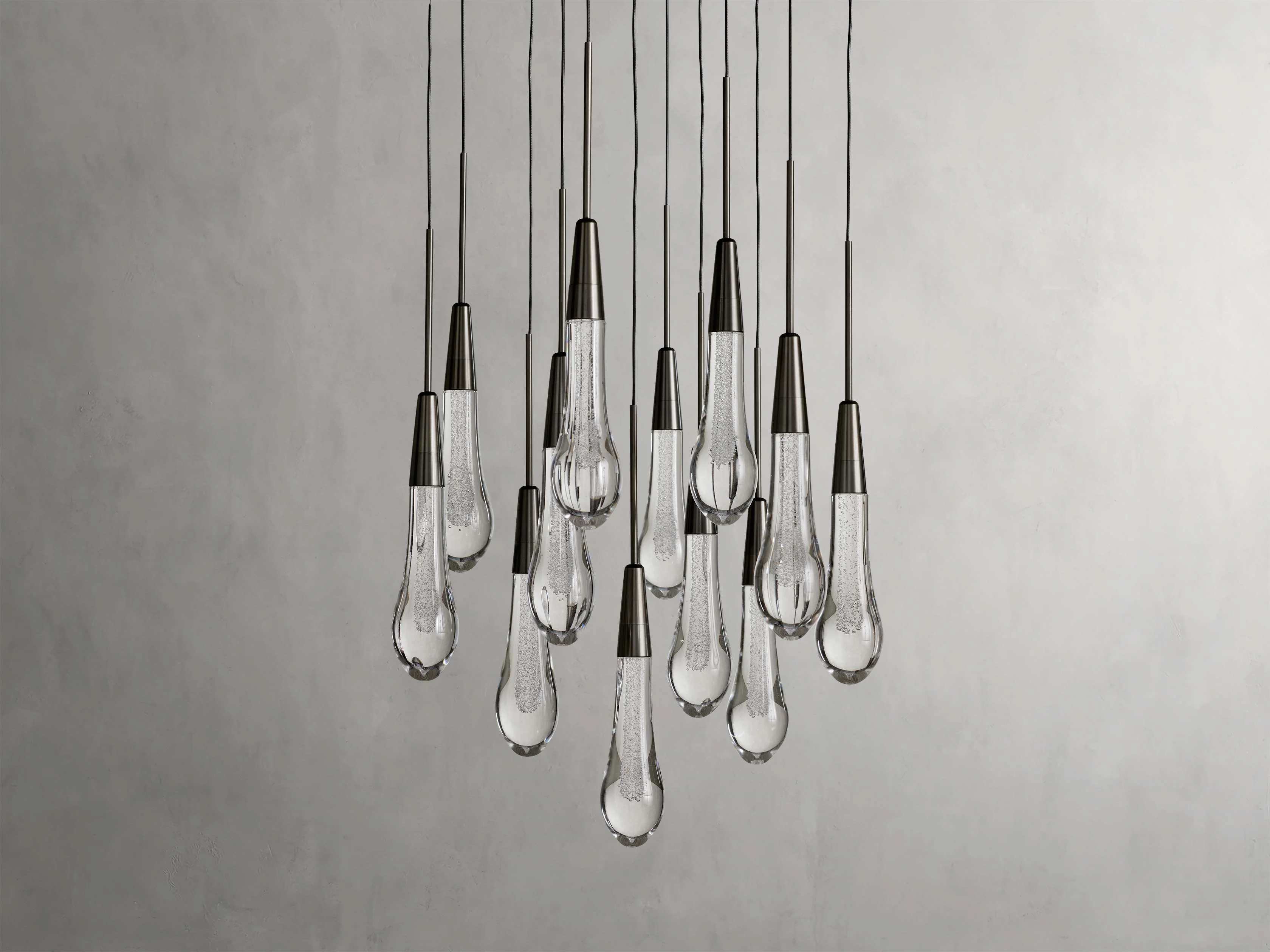 Soltaire Raindrop Crystal Round Chandelier - Image 9