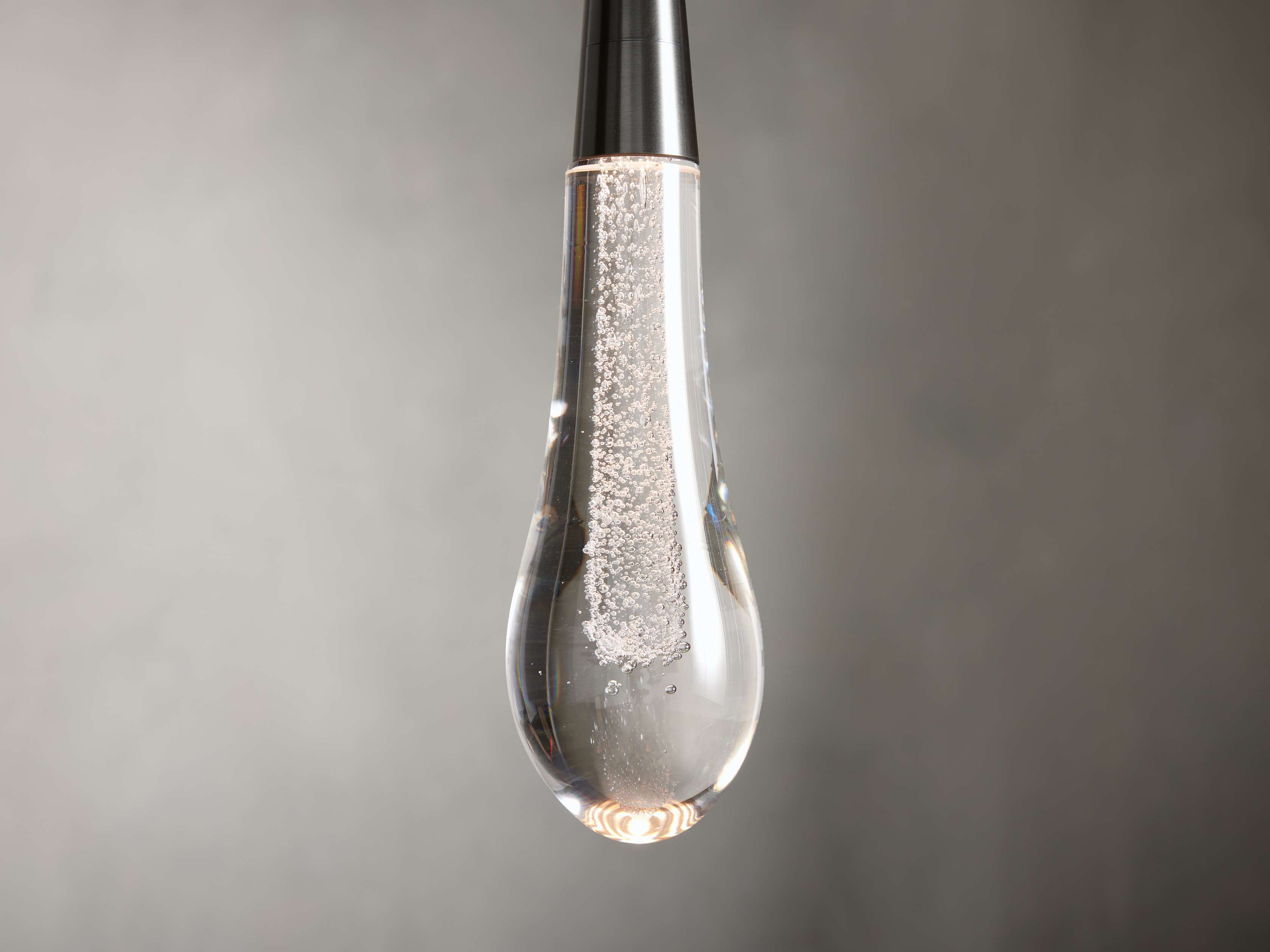 Soltaire Raindrop Crystal Single Pendant Light - Image 9