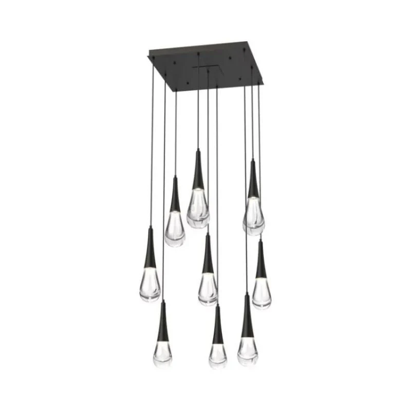 Water Drop Liquid Square Chandelier - Image 3