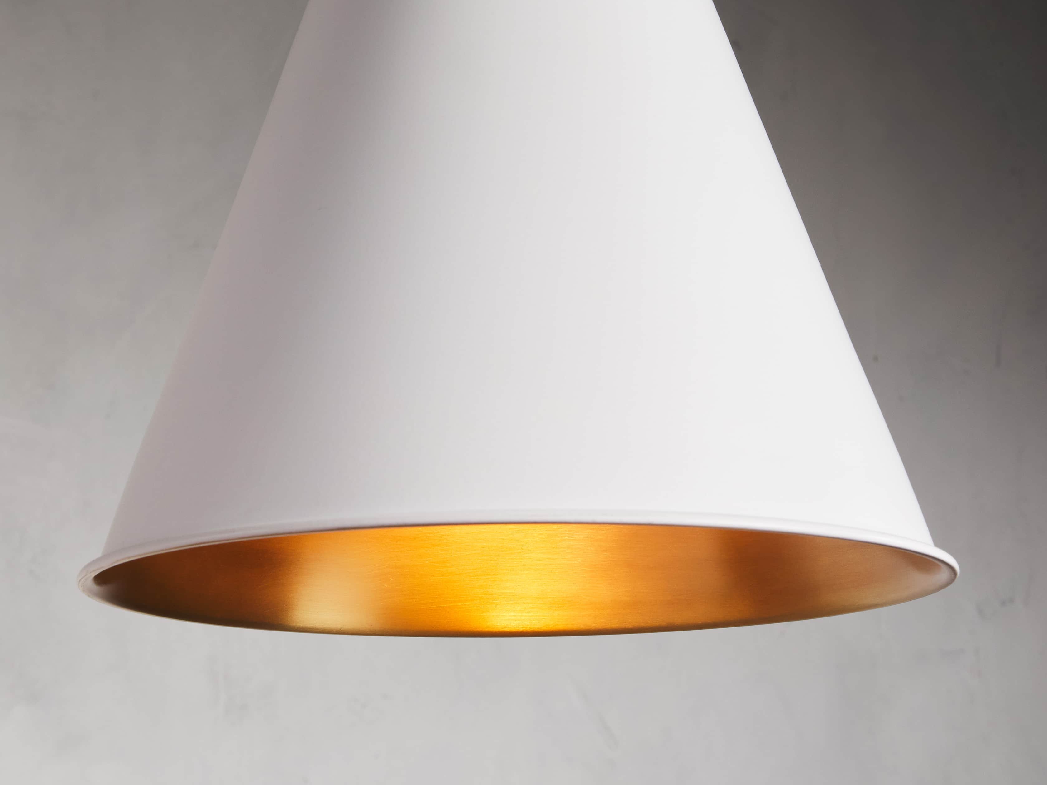 Watley Metallic Cone Pendant Light - Image 14