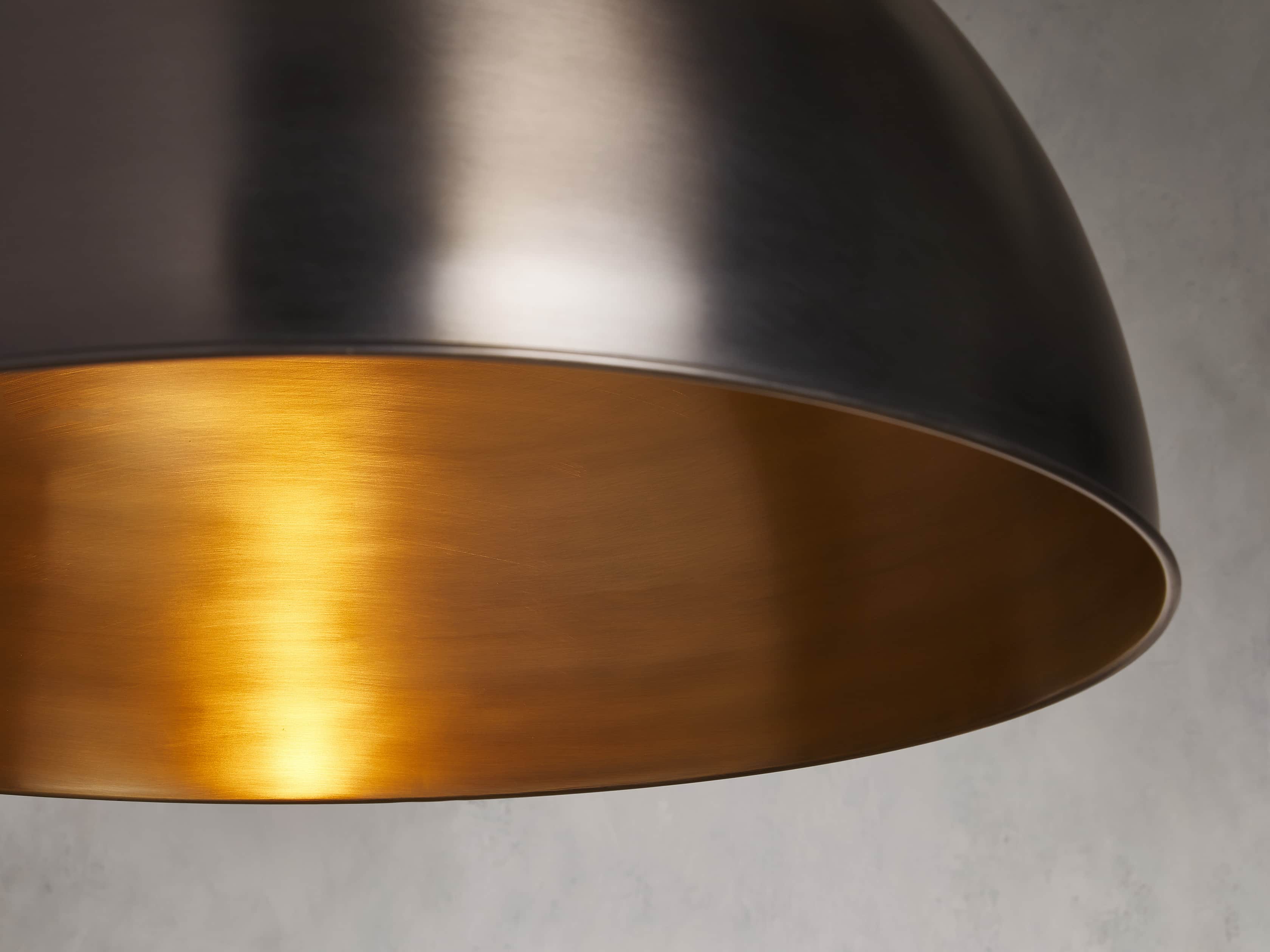Watley Metallic Dome Pendant Light - Image 8